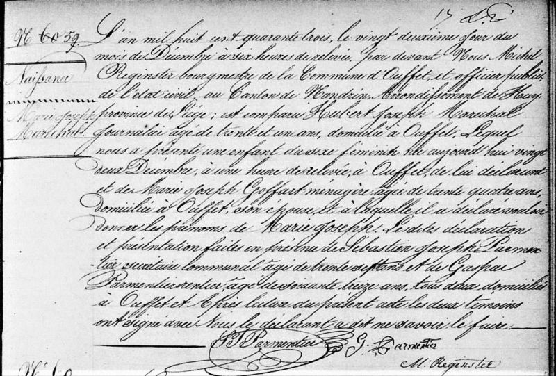 Fichier:Acte de naissance Marie Maréchal.jpg
