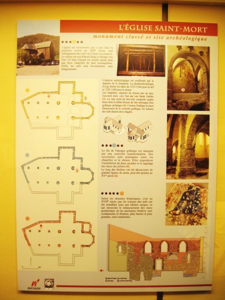 Fichier:Archéologie église Saint-Mort à Huy.JPG