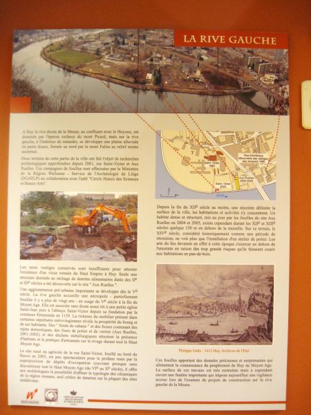 Fichier:Archéologie rive gauche à Huy.JPG