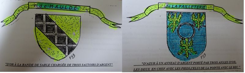Fichier:Armoiries des de Maulde-de La Pailleterie.jpg