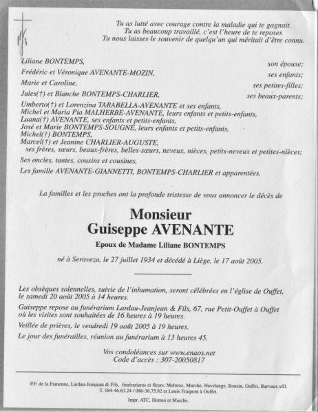Fichier:Avenante Guiseppe ép. Bontemps Liliane.JPG
