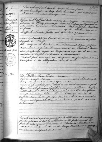 Fichier:Bernard Alfred X Gillet Marie Louise.jpg