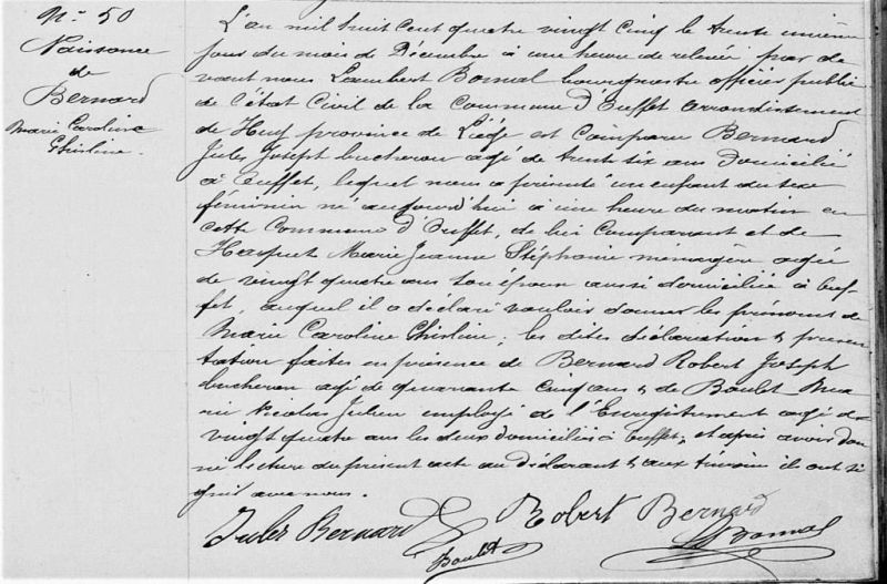 Fichier:Bernard Marie Caroline acte de 0.jpg