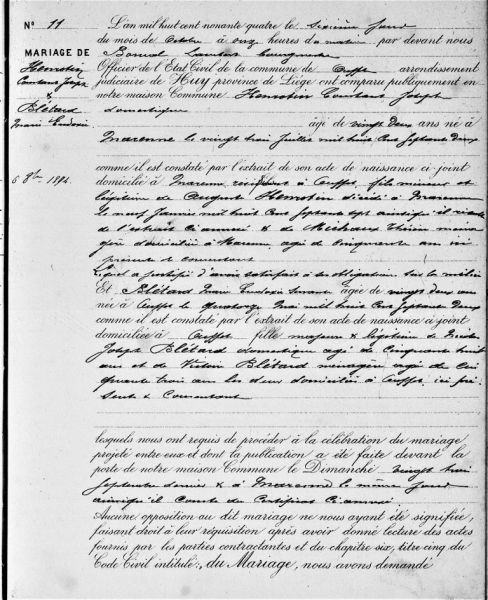 Fichier:Blétard Eudoxie x Henrotin Constant 1 acte de 00.jpg