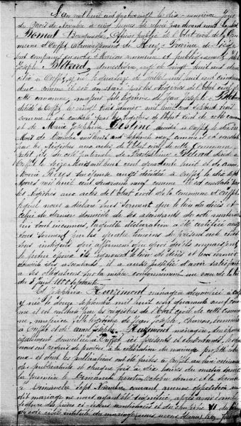 Fichier:Blétard Jules X Harzimont Joséphine 1 acte de 00.jpg