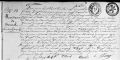 Acte de naissance de Lambert Bomal le 25.02.1839 à Xhignesse Hamoir