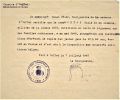 Attestation Emile Pêtre...