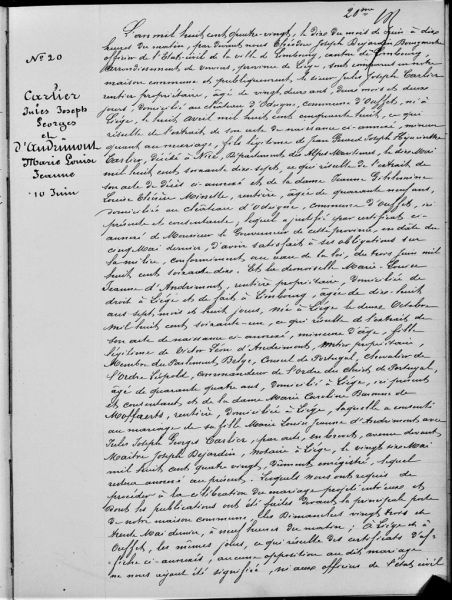 Fichier:Carlier d'Odeigne X d'Andrimont Acte 00 1.jpg