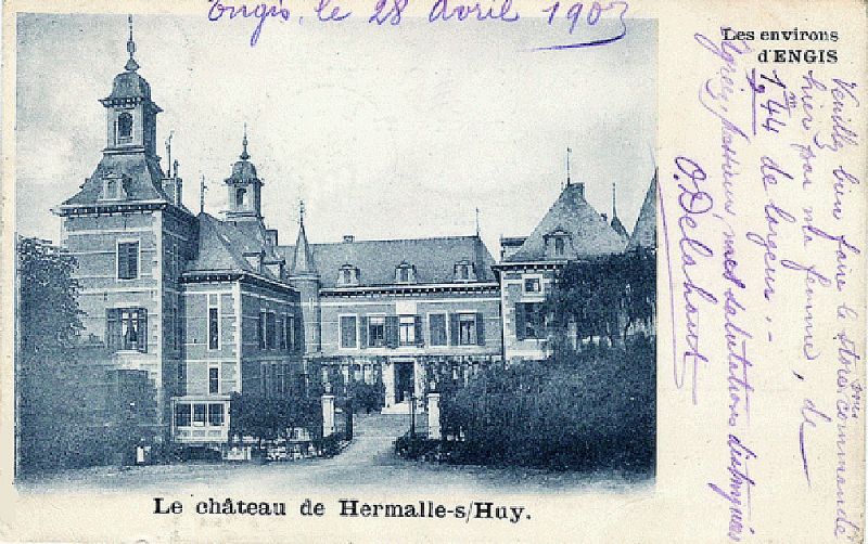 Fichier:Château de Hermalle en 1903.jpg