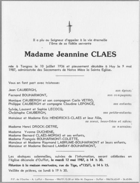 Fichier:Claes Jeannine ép. Caubergh Jean.JPG
