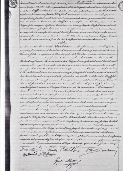 Fichier:Closset X Carlier acte de mariage 001.jpg