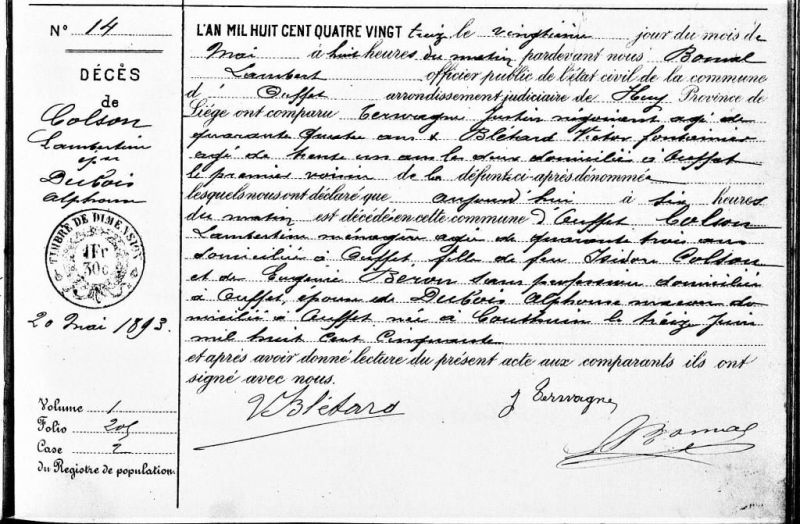 Fichier:Colson Lambertine acte de +.jpg
