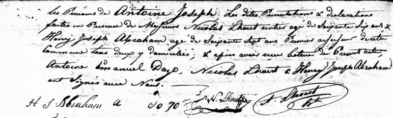 Fichier:Dozo Antoine dit Joseph 2 acte de 0.jpg