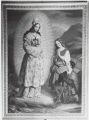 Tableau, Notre dame de la Salette, toile, huile, XIXe