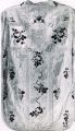 Chasuble (x6), décor floral en fils de couleurs, XIXe