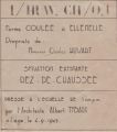 Plan de la ferme Coulée 1945