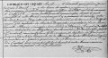15 août 1858 Promesse de mariage Michel REGINSTER-Marie MERCIER