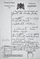 Certificat mariage Genot-Clément le 30/10/1937