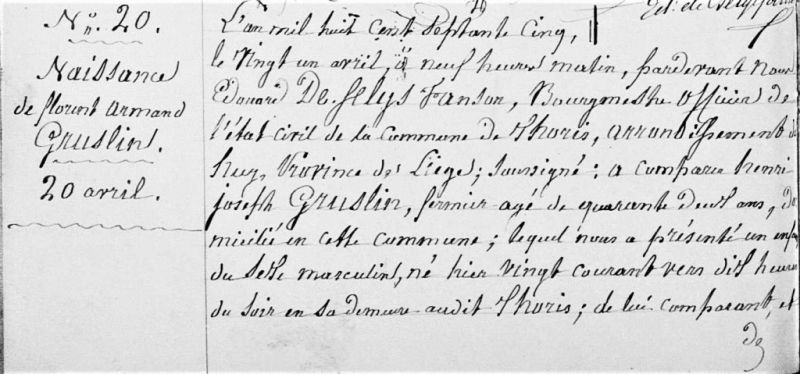 Fichier:Gruslin Dit Armand 1 acte de 0.jpg