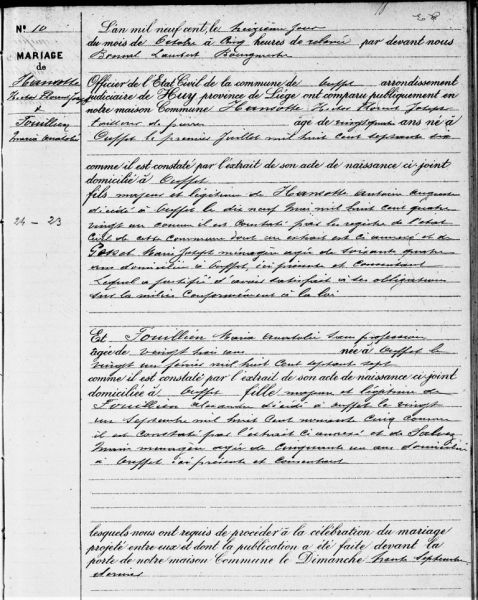 Fichier:Hansotte Hector X Fouillien Marie 1 acte de 00.jpg