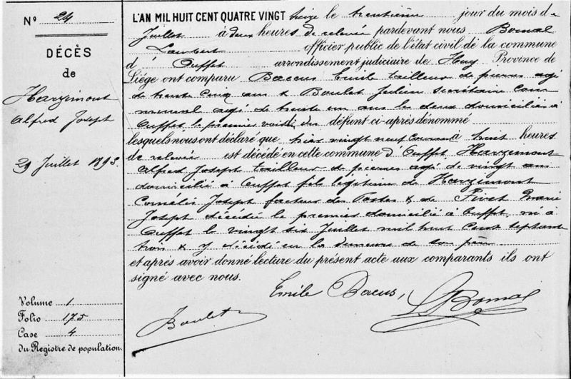 Fichier:Harzimont Alfred acte de +.jpg