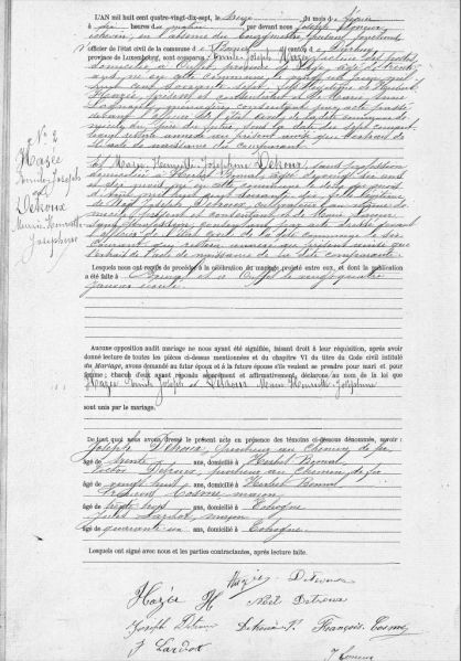 Fichier:Hazée Emile X Detroux acte de 00 incomplet.jpg