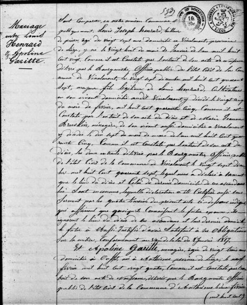 Fichier:Henrard Louis X Garitte Appolinne 2 acte de 0à.jpg