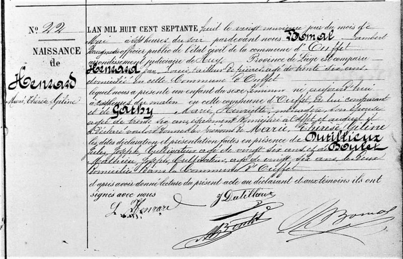 Fichier:Henrard M-Th. acte de 0 1878.jpg