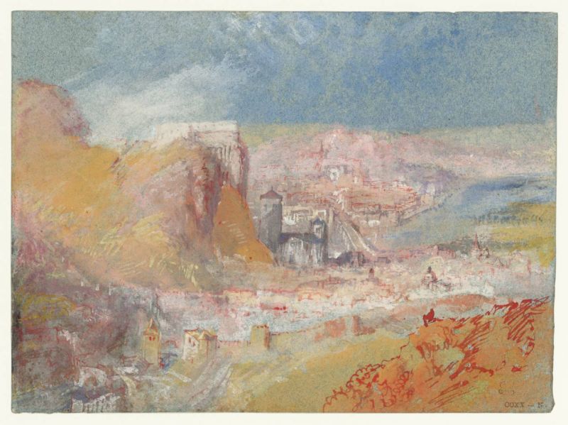 Fichier:Huy from the South-East 1839.jpg