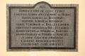 Plaque commémorative dans le hall d'entrée rue de Temme