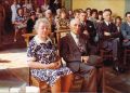 ...au cours de laquelle Fernand s'est vu décerné le diplôme de la médaille d'or de St-Lambert pour avoir tenu les orgues à Ellemelle de 1919 à 1972.