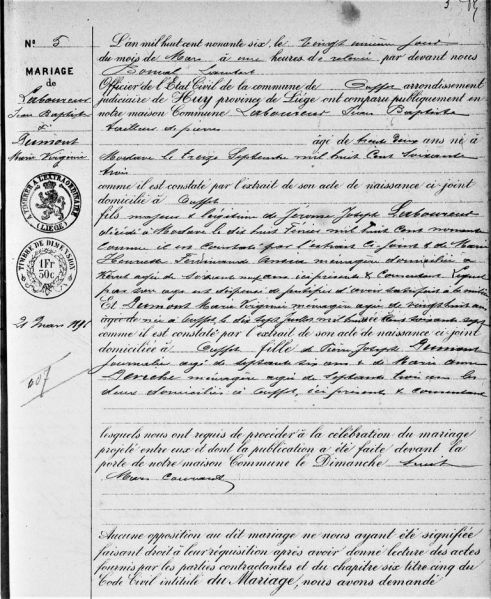 Fichier:Laboureur Jean X Dumont Marie Virginie 1 acte de 00.jpg