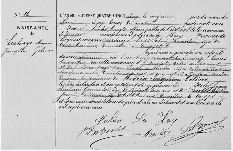 Fichier:Lahaye Maria Joséphine acte de 0.jpg