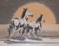 Chevauchée sur sable