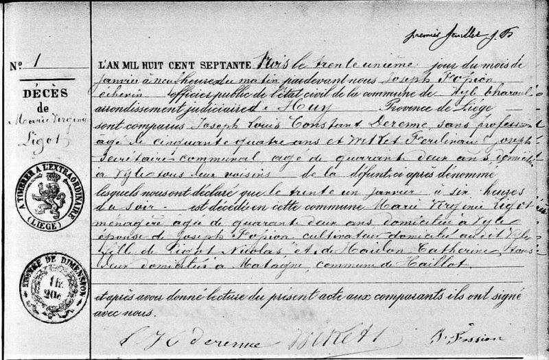 Fichier:Ligot Marie dite Virginie acte de +.jpg