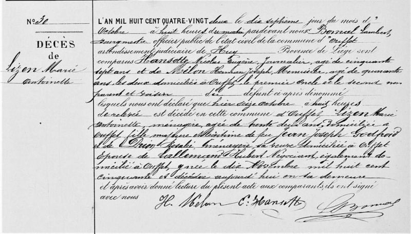 Fichier:Lizen Marie Antoinette Eugénie acte de +.jpg