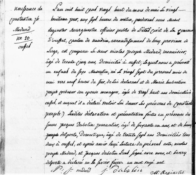 Fichier:Médard Constantin acte de 0.jpg