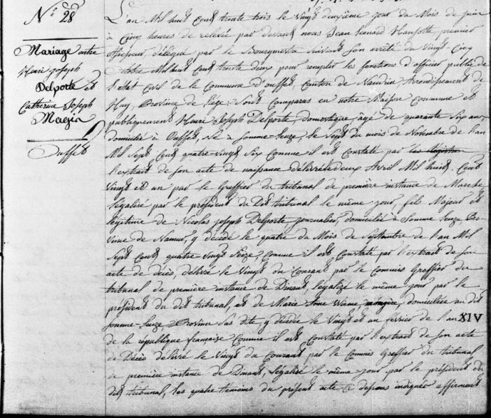 Fichier:Magis Catherine X Delporte Henri 1 acte de 00.jpg