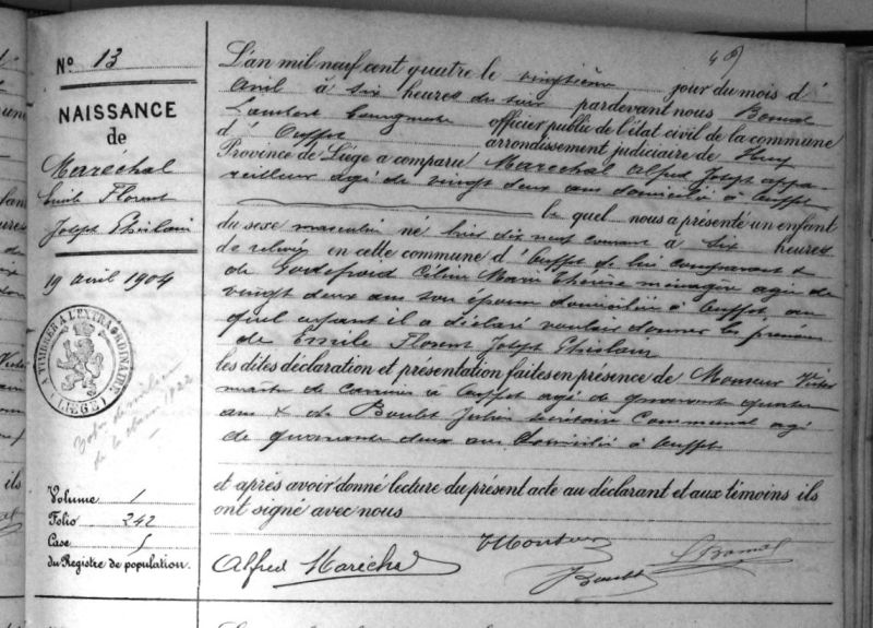 Fichier:Maréchal Emile °.jpg