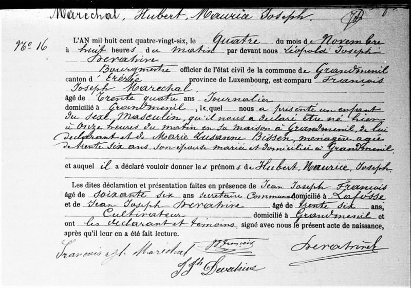 Fichier:Maréchal Hubert acte de 0.jpg