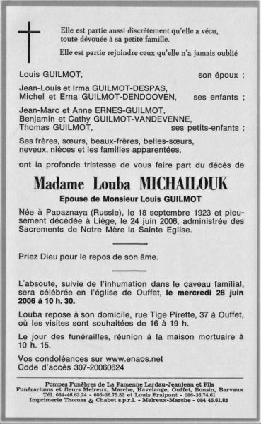 Fichier:Michailouk Louba ép. Guilmot Louis.JPG