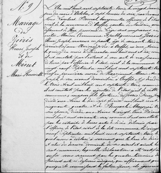 Fichier:Minet Marie Henriette Minet X Joiris 1 acte de 00.jpg