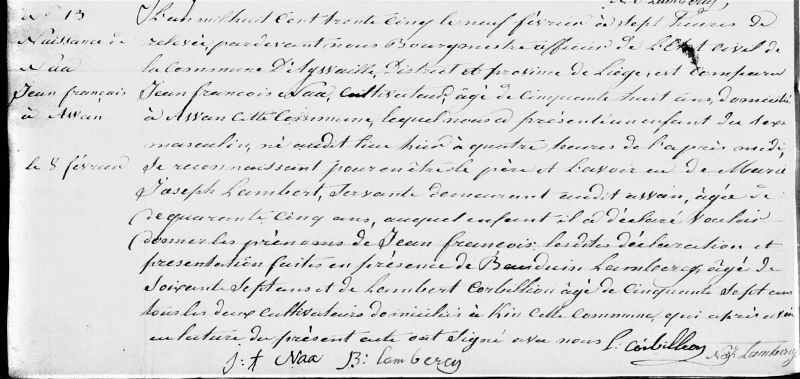 Fichier:Naa Jean-Françoisné 1835 acte de 0 né av. 00.jpg