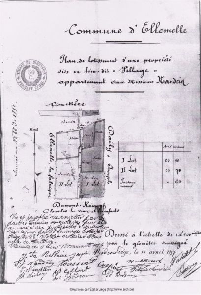 Fichier:Nandrin plan de la maison en 1897 a 001.jpg