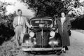 La voiture Opel de Léon Glod-Beugniez vers 1952