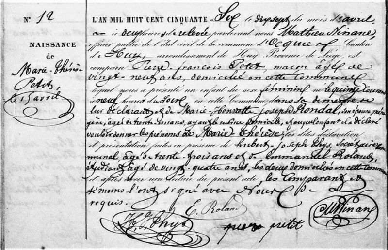 Fichier:Petit Marie Thérèse acte de 0.jpg