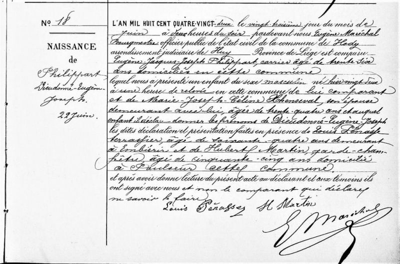 Fichier:Philippart Dieudonné acte de 0.jpg