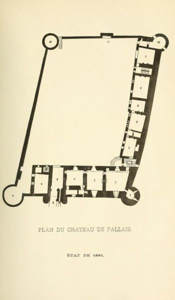 Fichier:Plan du château de Fallais-.jpg