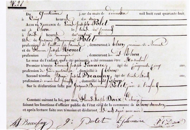 Fichier:Polet Louis Joseph acte naiss.jpg