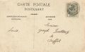 Carte postale envoyée de Bourg-Léopold par Louis à son tuteur Joseph Fouillen le 2 décembre 1907